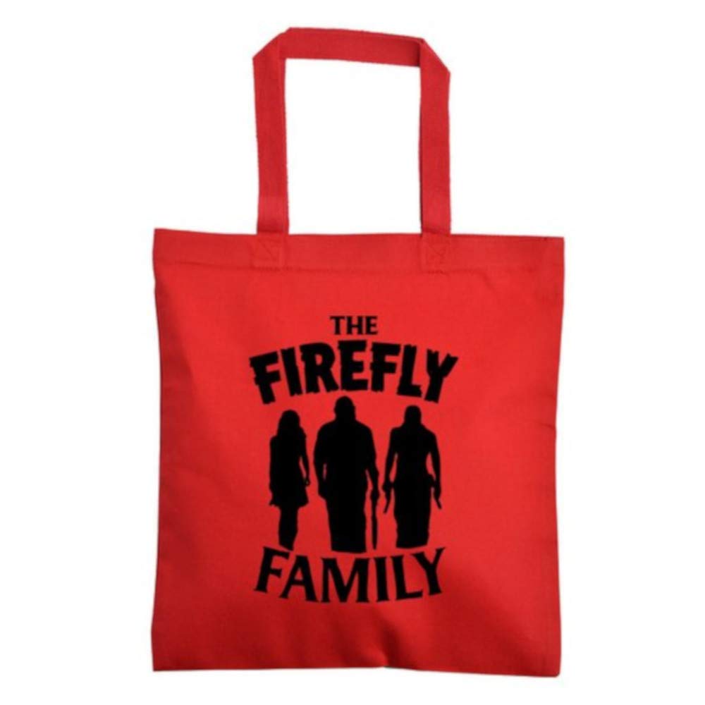 Rob Zombie Horror Movie Merch - Devil's Rejects 3 From Hell House 1000 Corpses Firefly Family Canvas Tote Bag | Sci-Fi Horror Fan Gift, Convention Accessory & Collector's Item