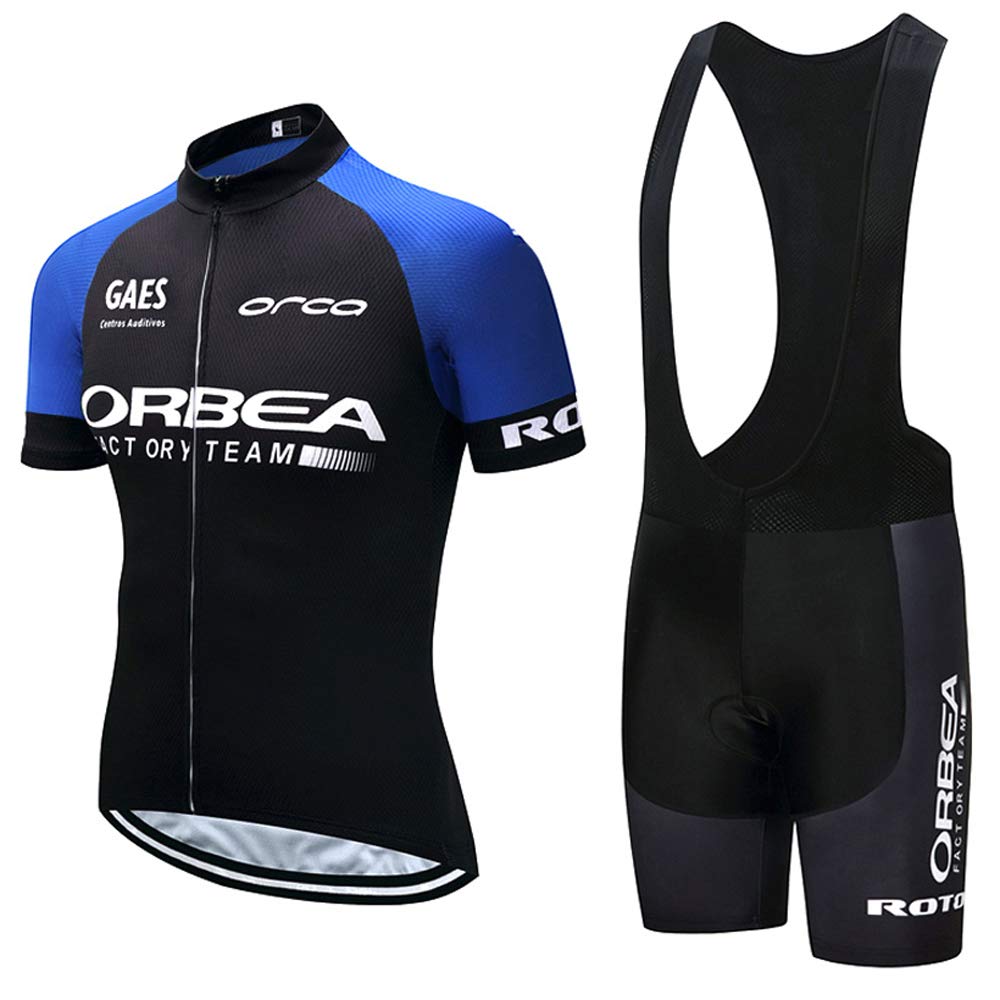 Miloto Men's Cycling Jerseys & Bib Shorts Set - Professional Bike Shirts for Road Cycling - Perfect for Training, Racing & Outdoor Biking