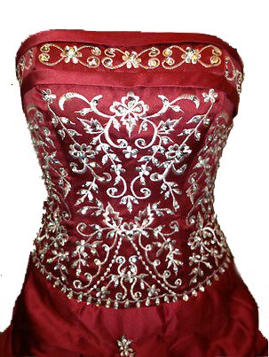 FairOnly Women's Long Sleeve Burgundy Prom Dress - Elegant Formal Gown for Homecoming, Evening Party & Special Occasions - Size L