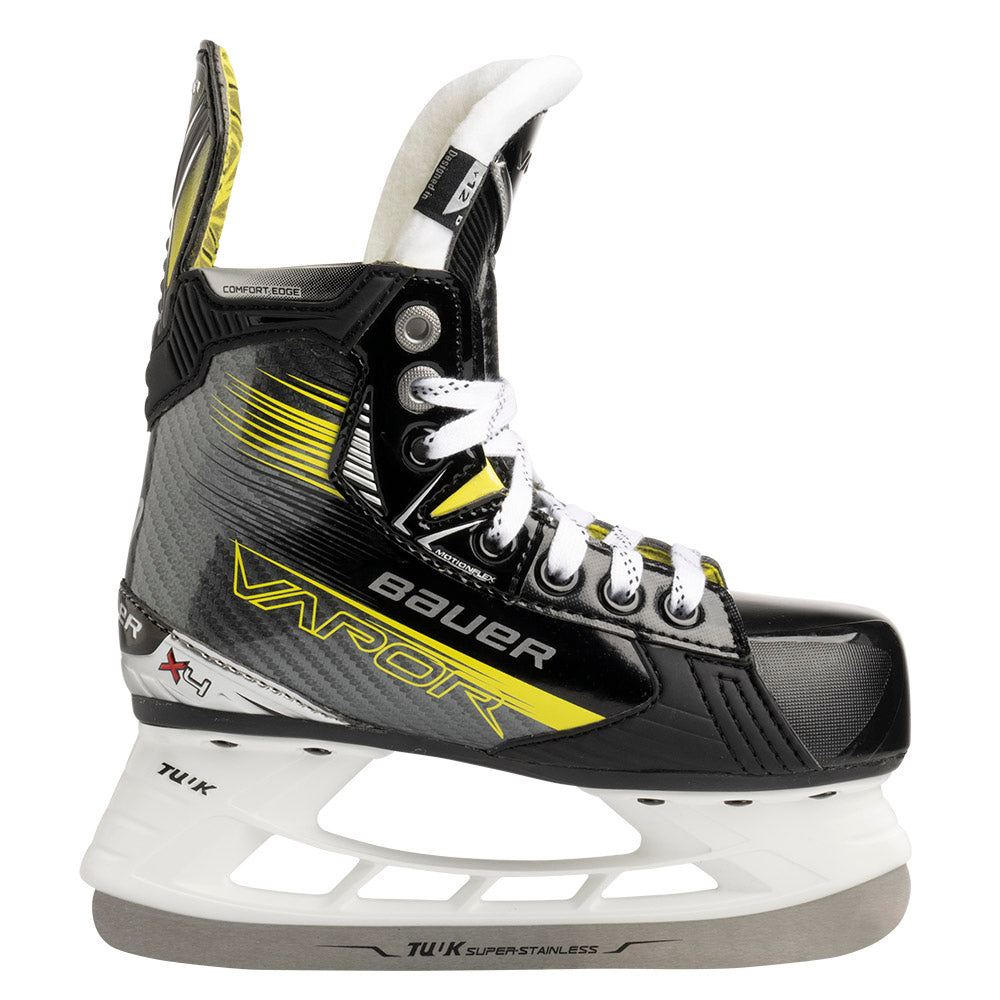 Bauer Vapor X4 Youth Ice Hockey Skates - Lightweight Performance Skates for Kids - Perfect for Ice Hockey Practice & Games