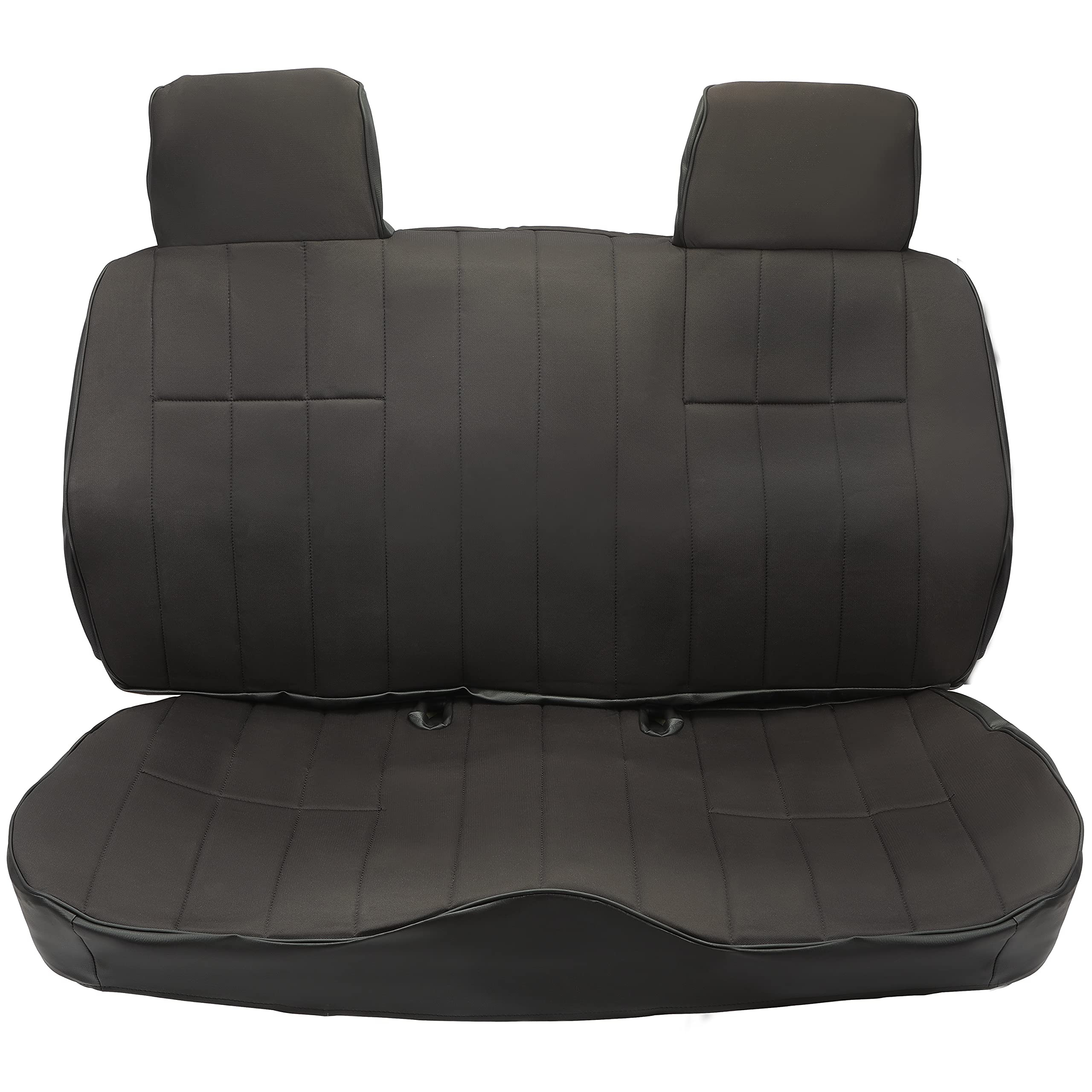 Kojem Black Bench Seat Cover - Compatible with 1987-1993 Toyota Pickup SR5/DLX Extended & Base Standard Cab - Heavy Duty Truck Seat Protector for Work & Daily Driving