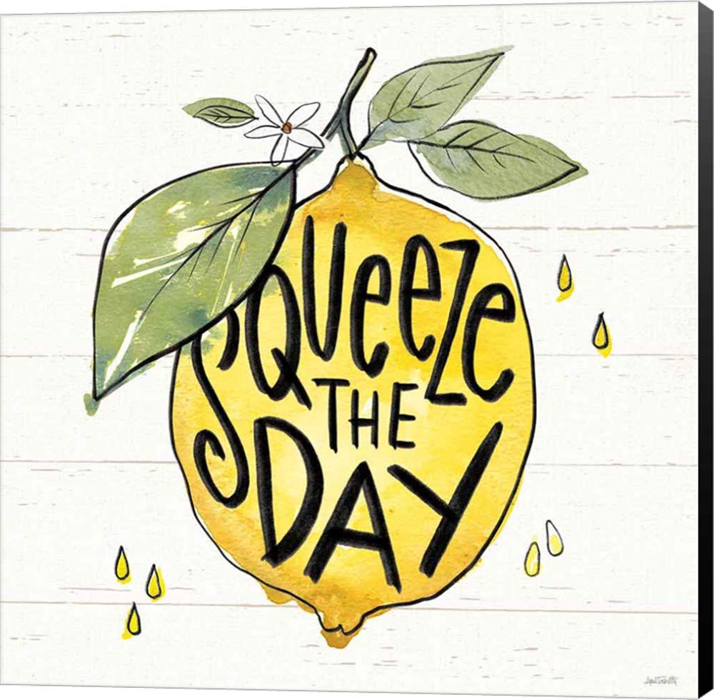 Anne Tavoletti Lemonade Stand VI Canvas Art Print - 24x24 Inch Museum Wrapped Wall Decor with Black Sides - Perfect for Living Room, Bedroom & Office Decor