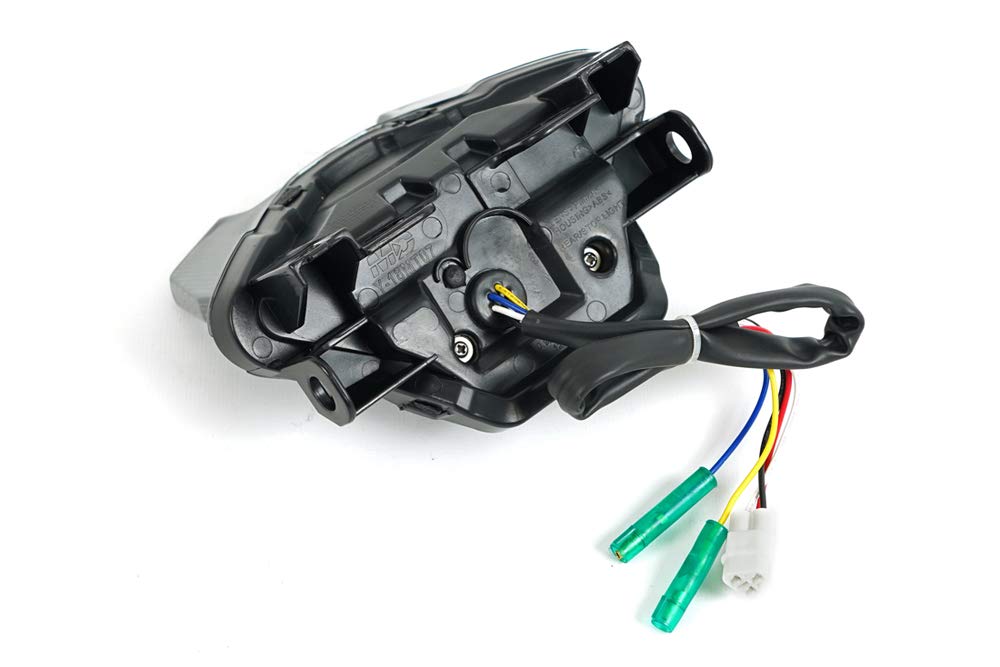 Smoke Lens Sequential LED Tail Lights for 2018-2020 Yamaha MT-07 - High Visibility & Custom Style for Night Riding & Urban Commuting