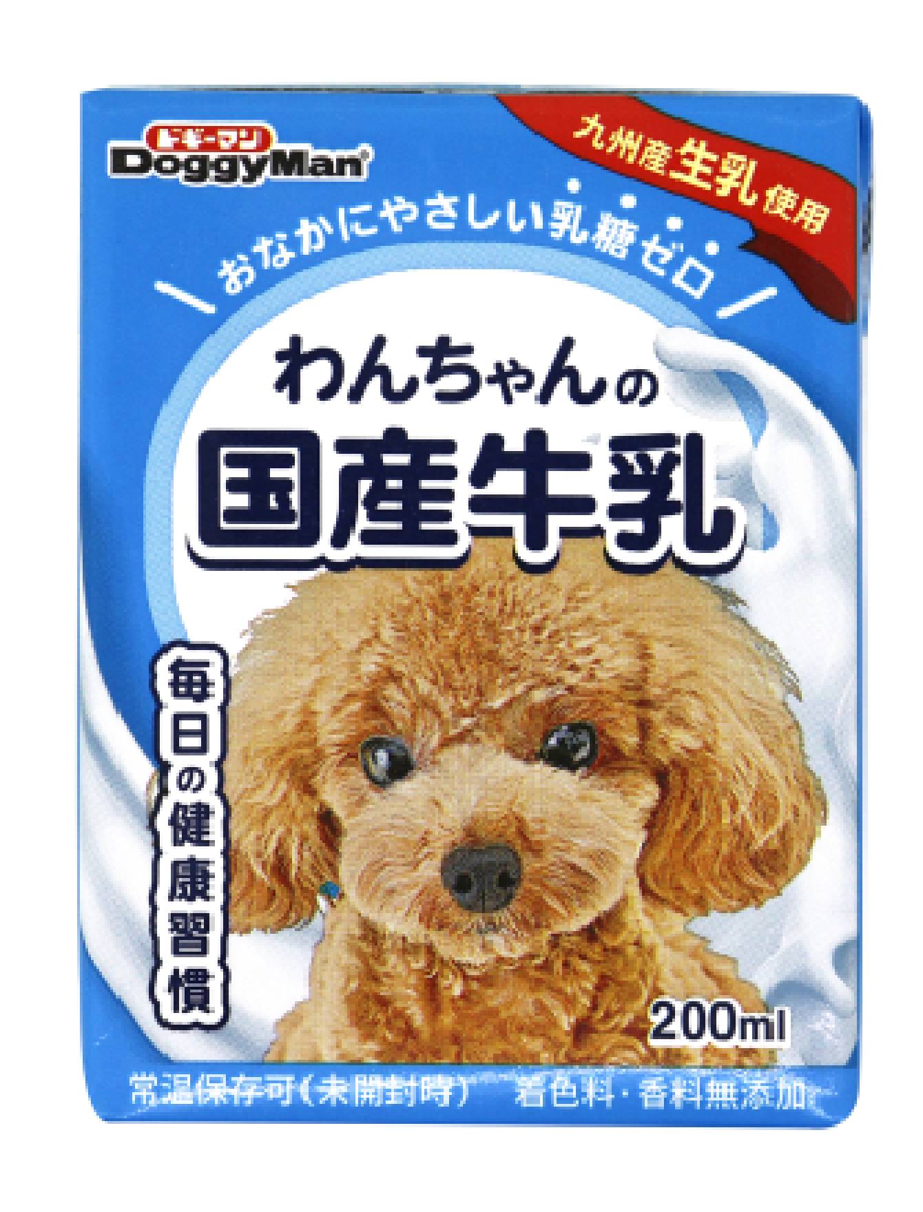 Premium DoggyMan Japanese Milk Flavor Wet Dog Food - 200ml Can, Tasty & Nutritious Meal for Puppies & Adult Dogs - Perfect for Picky Eaters & Training Rewards