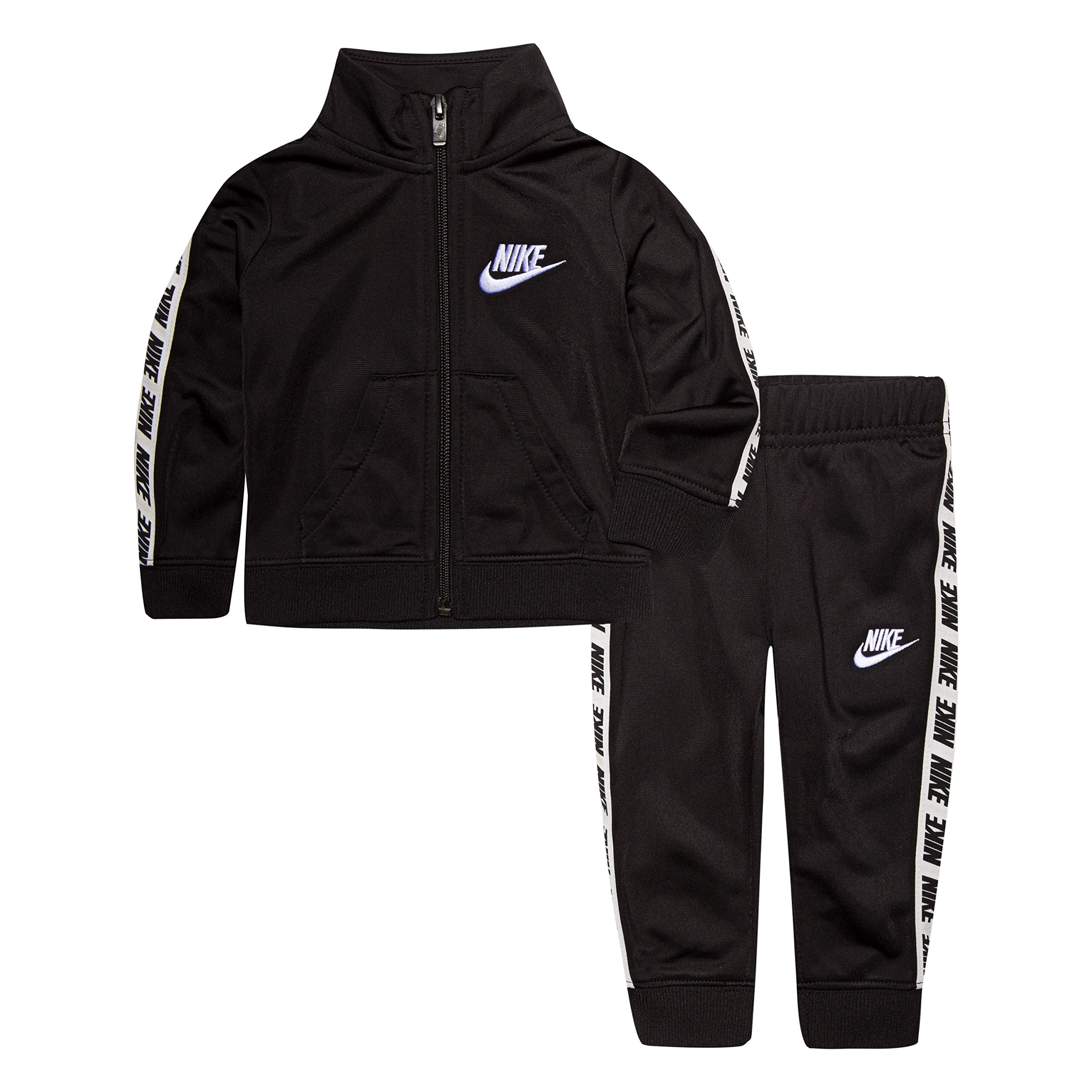 Nike Baby Girls' Tricot Track Suit 2-Piece Outfit Set - Soft & Comfortable Athletic Wear for Toddlers - Perfect for Playtime, Daycare & Outdoor Activities