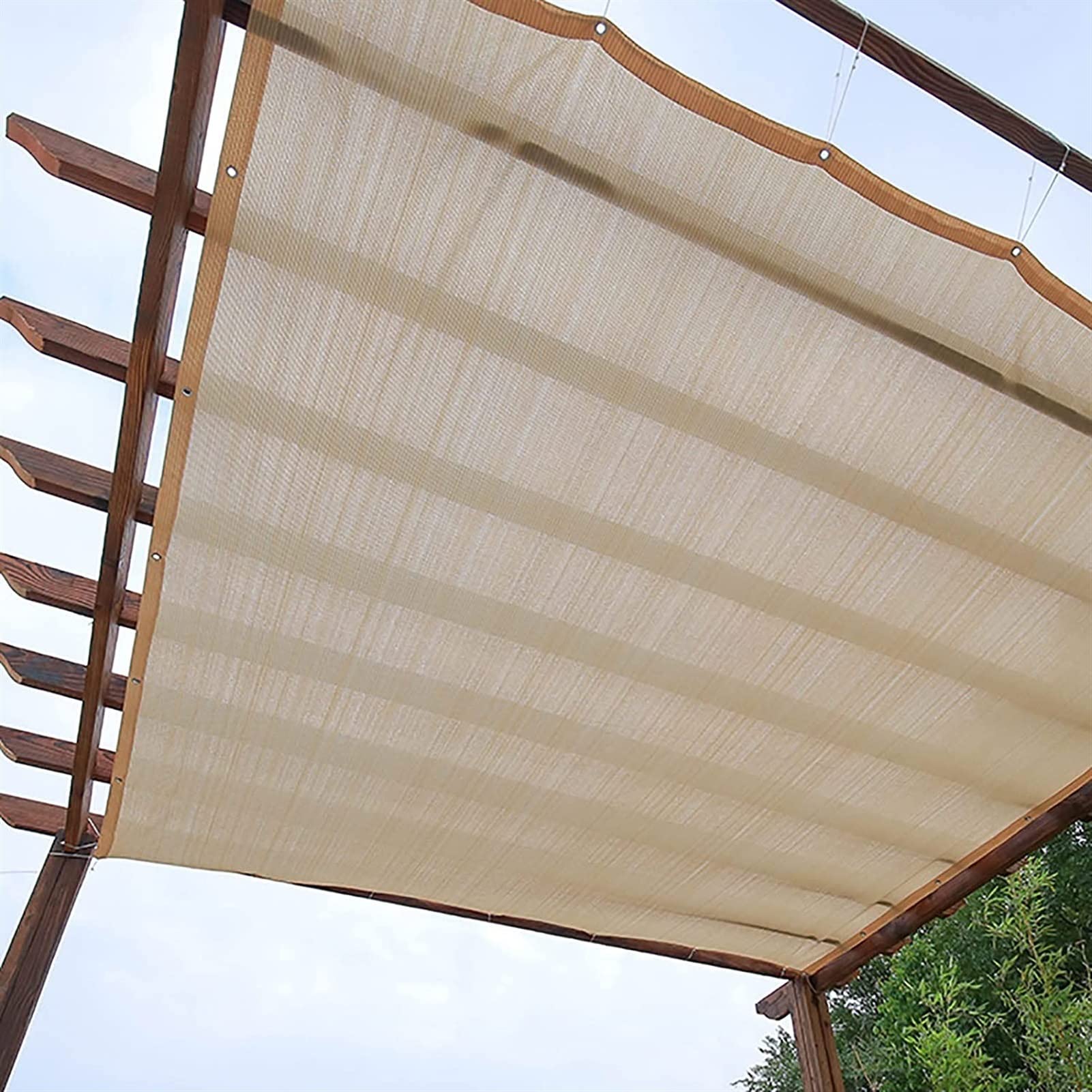 Premium Sun Shade Sail Canopy - Heavy Duty Outdoor UV Protection (1×1m to 10×10m) - Water & Air Permeable Patio Cover for Deck, Backyard, Pergola - Perfect for Summer Cooling, Poolside Lounging & Outdoor Entertaining