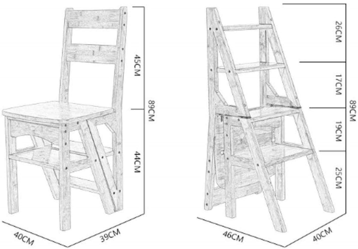 Foldable Step Stool for Indoor Use - Multi-Purpose Climbing Stool, Ladder Chair, Storage Shelf & Flower Stand - Perfect for Home, Kitchen, Bathroom, and Gardening