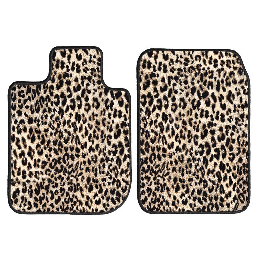 Premium Custom Fit Floor Mats for Dodge Ram 1500 (2019-2023) - GG Bailey D2822A-F1A-LP Leopard Print All-Weather Protection - Perfect for Off-Roading, Daily Commute & Truck Enthusiasts