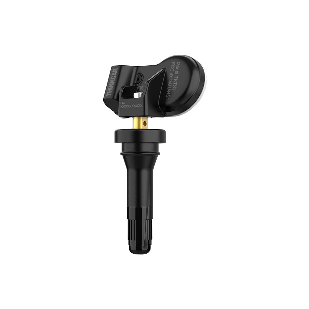 ThinkTPMS S1 Rubber Stem TPMS Sensor 315/433 MHz - Universal Tire Pressure Monitoring System for Cars, Trucks & SUVs - Easy DIY Installation for Safe Driving & Better Fuel Efficiency