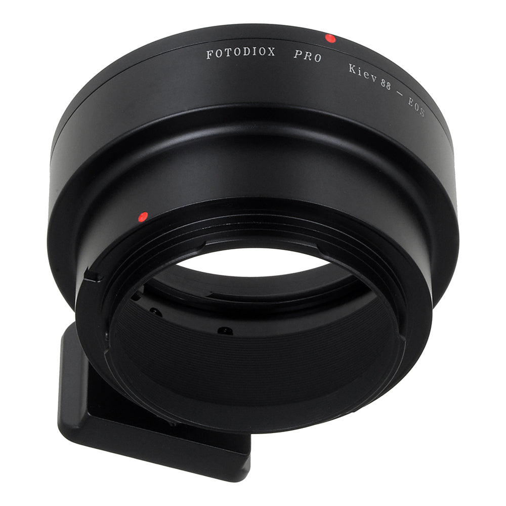 Fotodiox Pro Lens Mount Adapter - Kiev 88 to Canon EOS EF/EF-S SLR Camera Adapter with v10 Focus Confirmation Chip - Perfect for Vintage Lens Photography & Film Making