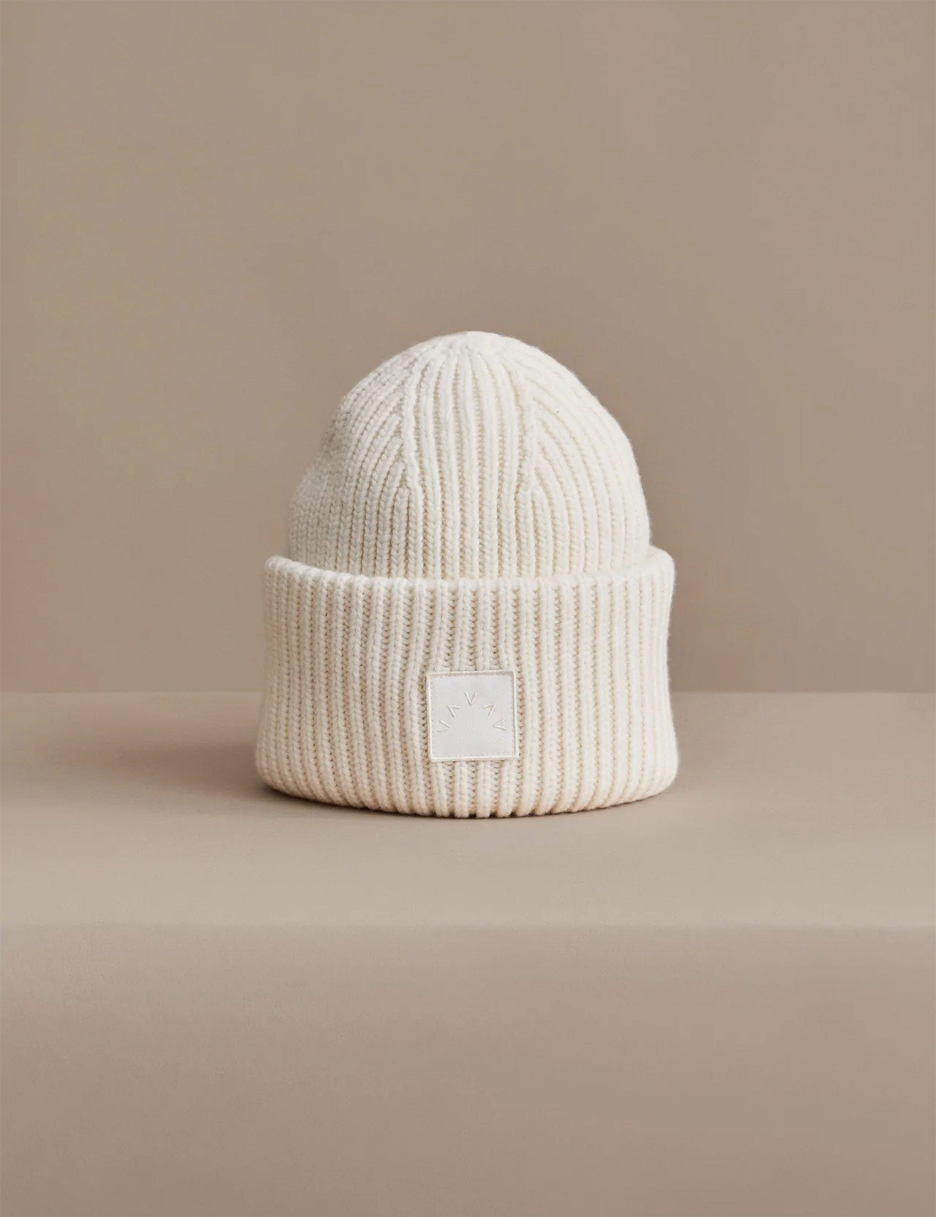 Cresta Rib Beanie for Women & Men - Soft Winter Knit Hat in Egret - Perfect for Cold Weather, Outdoor Activities & Casual Style