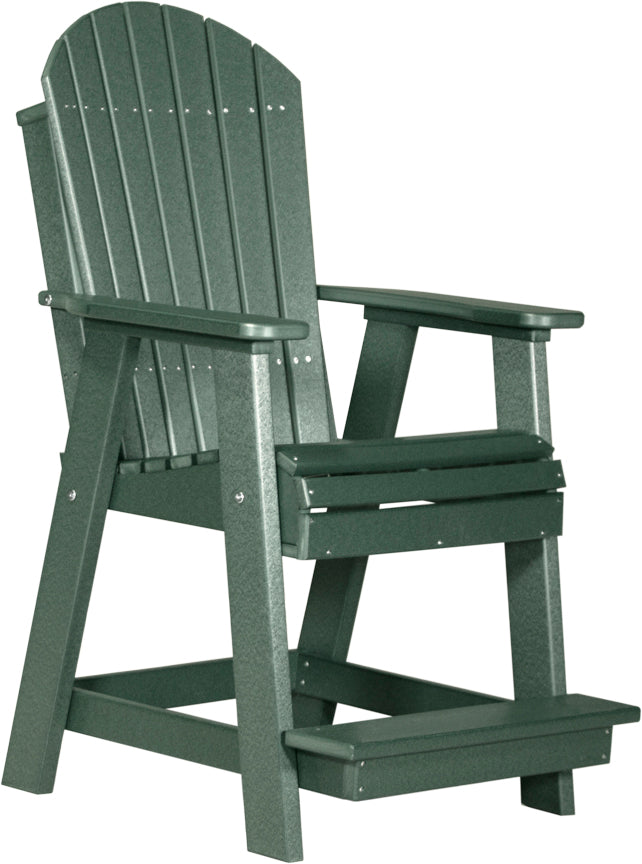 Premium Adirondack Balcony Chair - Durable Outdoor Patio Furniture for Relaxing - Perfect for Gardens, Decks, and Poolside Lounging