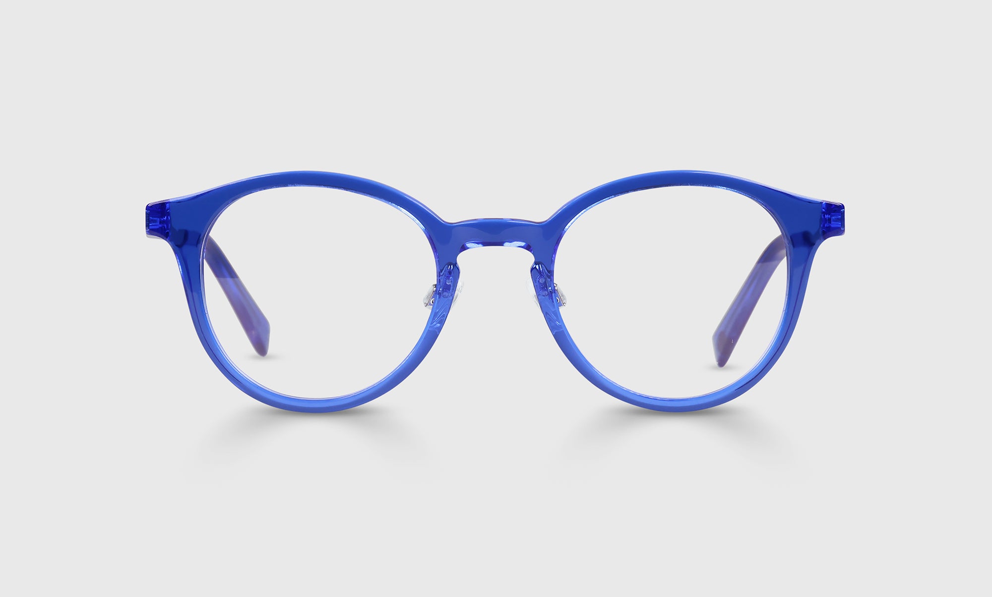 10 - Colbalt Crystal Front and Silver Temples