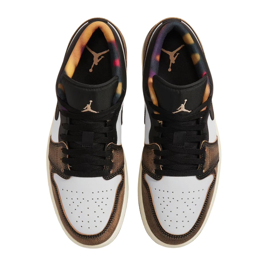 Air Jordan 1 Low SE Sneakers - Yellow Black White Onyx Sail Colorway | Basketball Shoes for Men & Women | Perfect for Streetwear & Casual Outfits