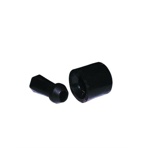DH39R Trailer Door Holder with 2 Inch Stem & Rubber Socket - Heavy Duty Truck Accessory for Secure Door Positioning | Ideal for Semi Trailers, Warehouses & RV Doors
