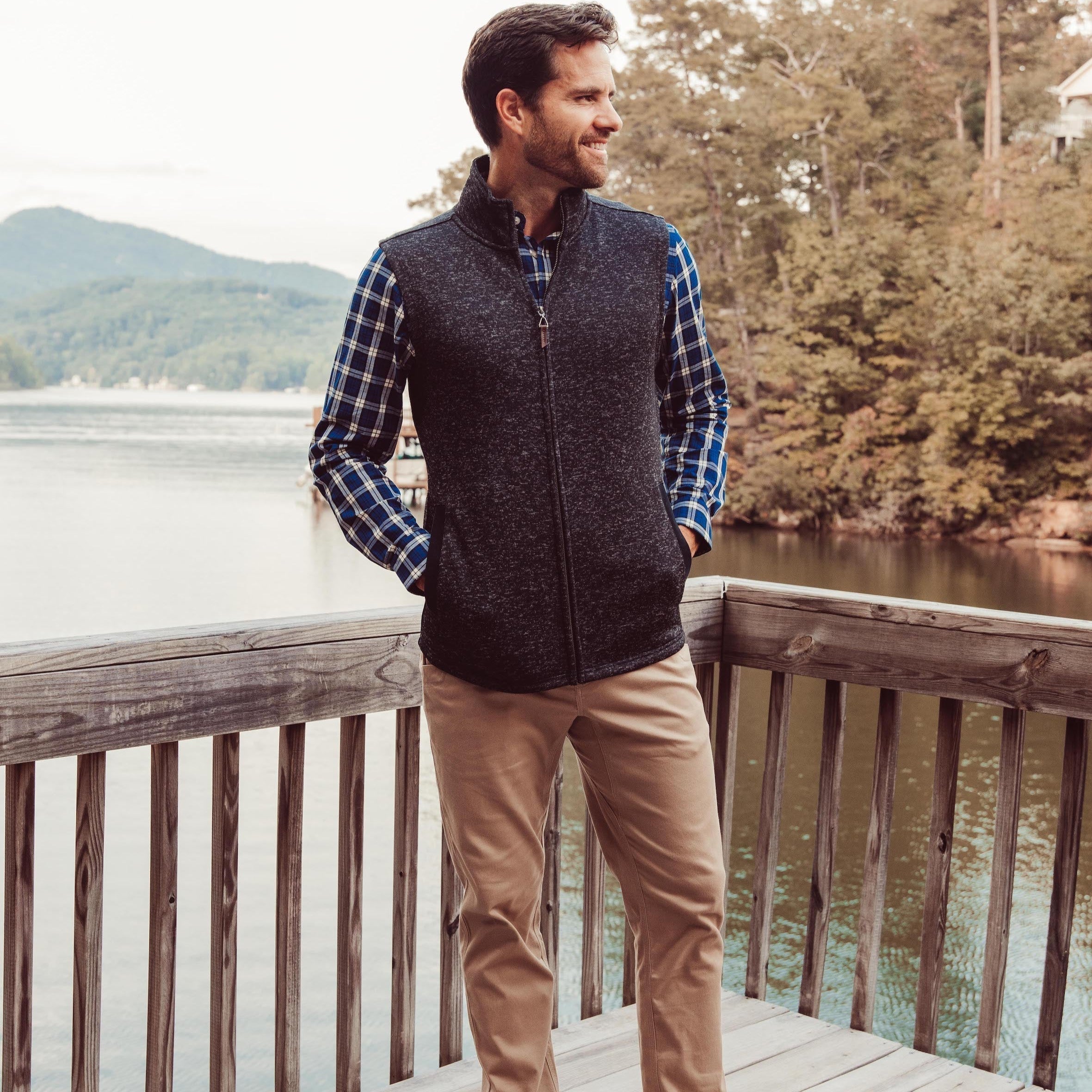 Men's Norris Vest - Black | Lightweight & Breathable for Outdoor Activities, Hiking & Casual Wear