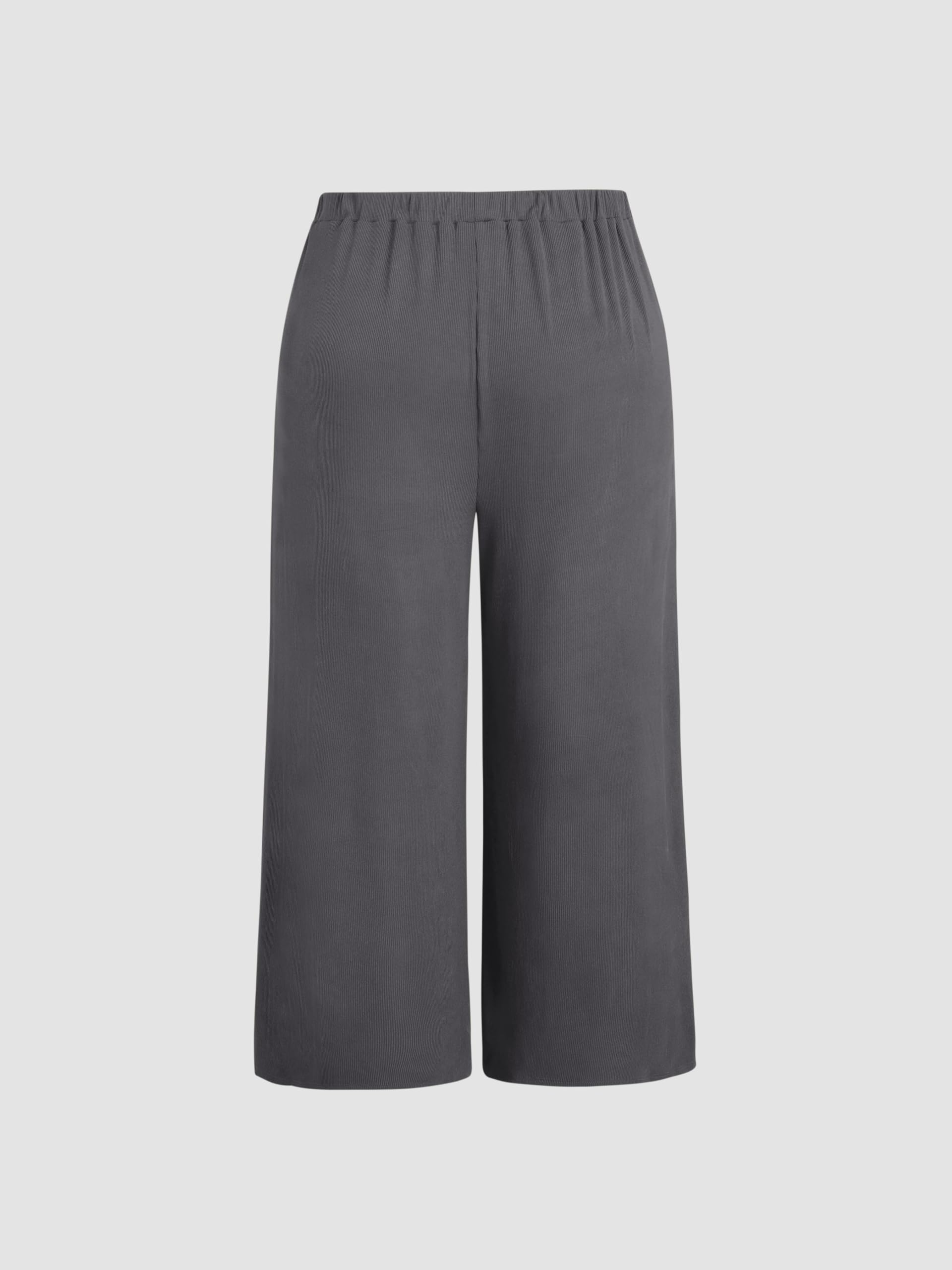**CIDER Women's Plus Size Wide Leg Palazzo Pants - Flowy Elastic Waist with Pockets | Casual & Office Wear for Comfort & Style**