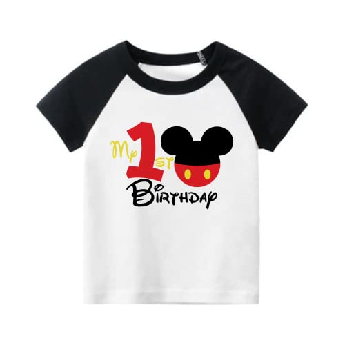 Luke & Lulu 1st Birthday Outfit for Baby Boys - Adorable Mouse Theme Shirt | Perfect for First Birthday Photos, Parties & Celebrations