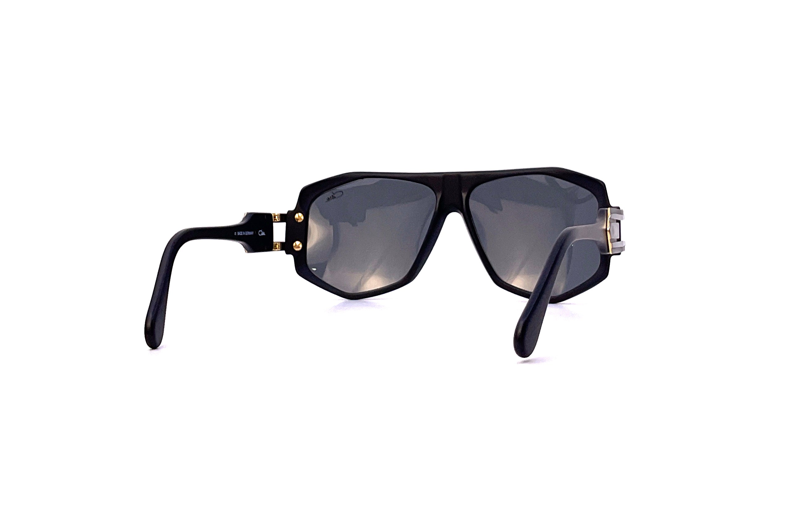 Cazal 163/301 Black Matte Sunglasses for Men & Women - Stylish UV Protection Shades for Outdoor Sports, Driving & Fashion