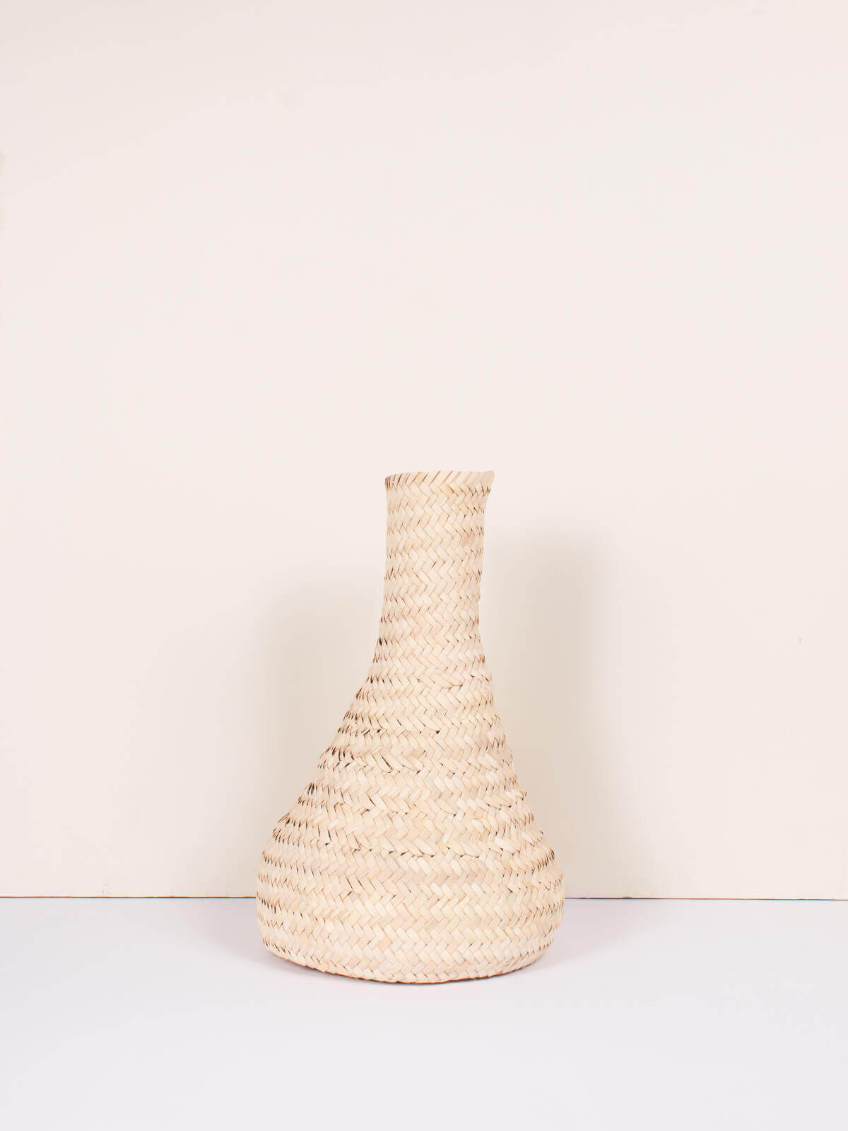 Handmade Moroccan Woven Vase - Boho Home Decor, Ethnic Wicker Basket for Flowers & Plants | Perfect for Living Room, Bedroom, or Office Decoration