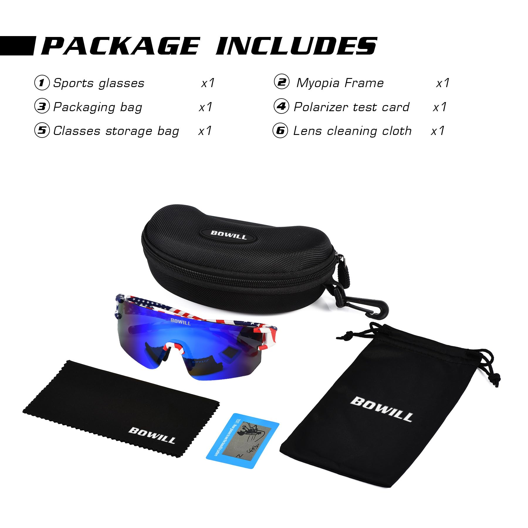 BOWILL Youth Polarized Sunglasses for Boys & Girls - UV 400 Protection, Lightweight Sports Shades for Cycling, Baseball, Softball - Perfect for Outdoor Activities & Summer Adventures