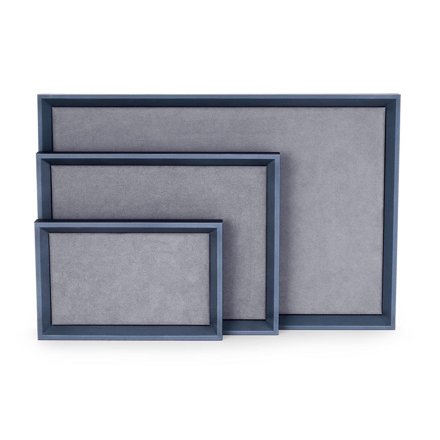 Premium Leather Jewelry Tray - Elegant Jewelry Organizer & Display Tray for Necklaces, Rings, Watches - Versatile Catchall Valet Tray for Nightstand, Dresser, Vanity - Medium Size Home Decor Accessory
