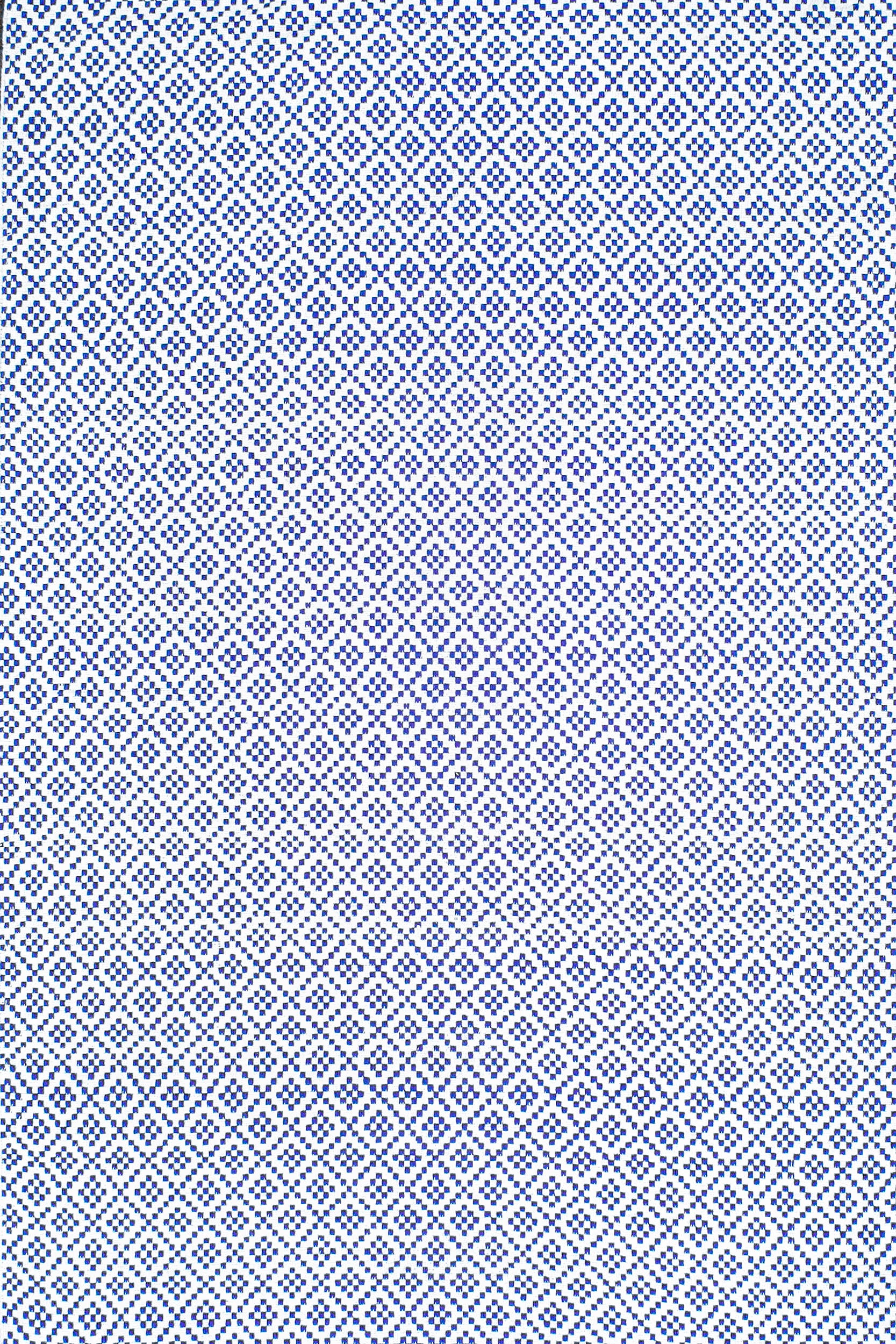 Premium Diamond Cotton Trellis Flatwoven Area Rug - Navy Blue | Non-Slip Living Room Rug for Bedroom, Nursery & Home Decor