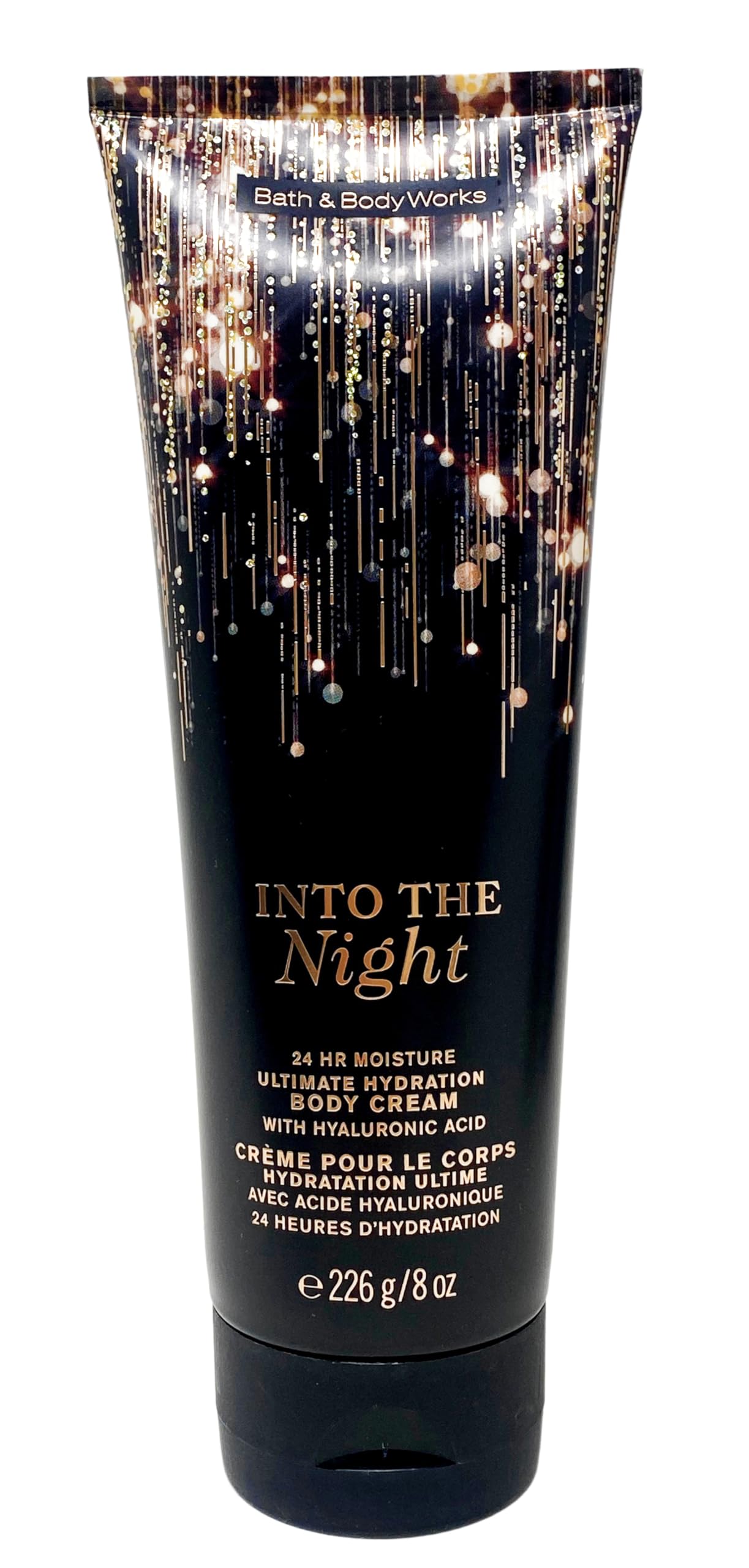Bath & Body Works Into The Night 2-Pack Body Cream & Charcoal Scrub Soap Set | Moisturizing & Exfoliating Skincare Duo for Nighttime Routine