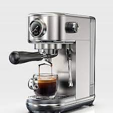 Queen Chef QCCM 182 Espresso Coffee Maker Machine - Fast Brewing, Compact Design for Home, Office & Small Spaces | Perfect for Morning Coffee, Afternoon Pick-Me-Up & Entertaining Guests