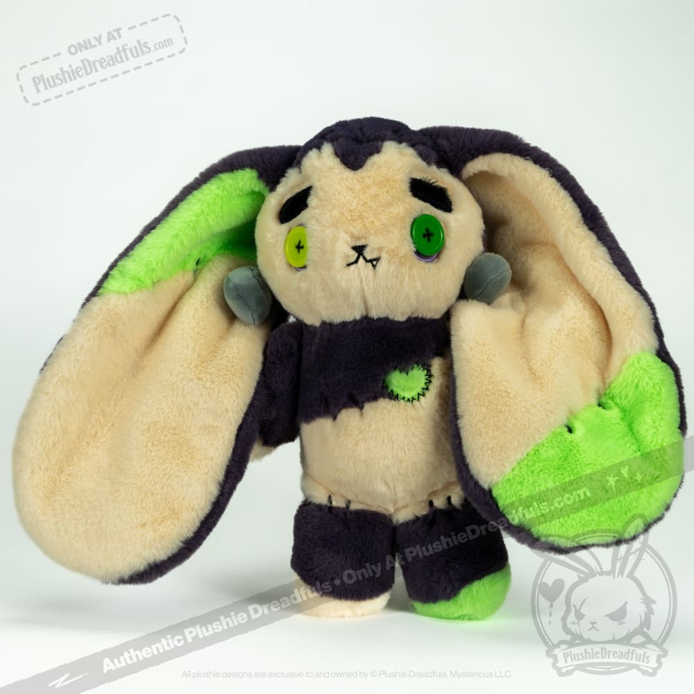 Plushie Dreadfuls Frankenbuns Monster Stuffed Animal Toy - Cute Horror Bunny Plush for Halloween Decor, Gift & Collectible