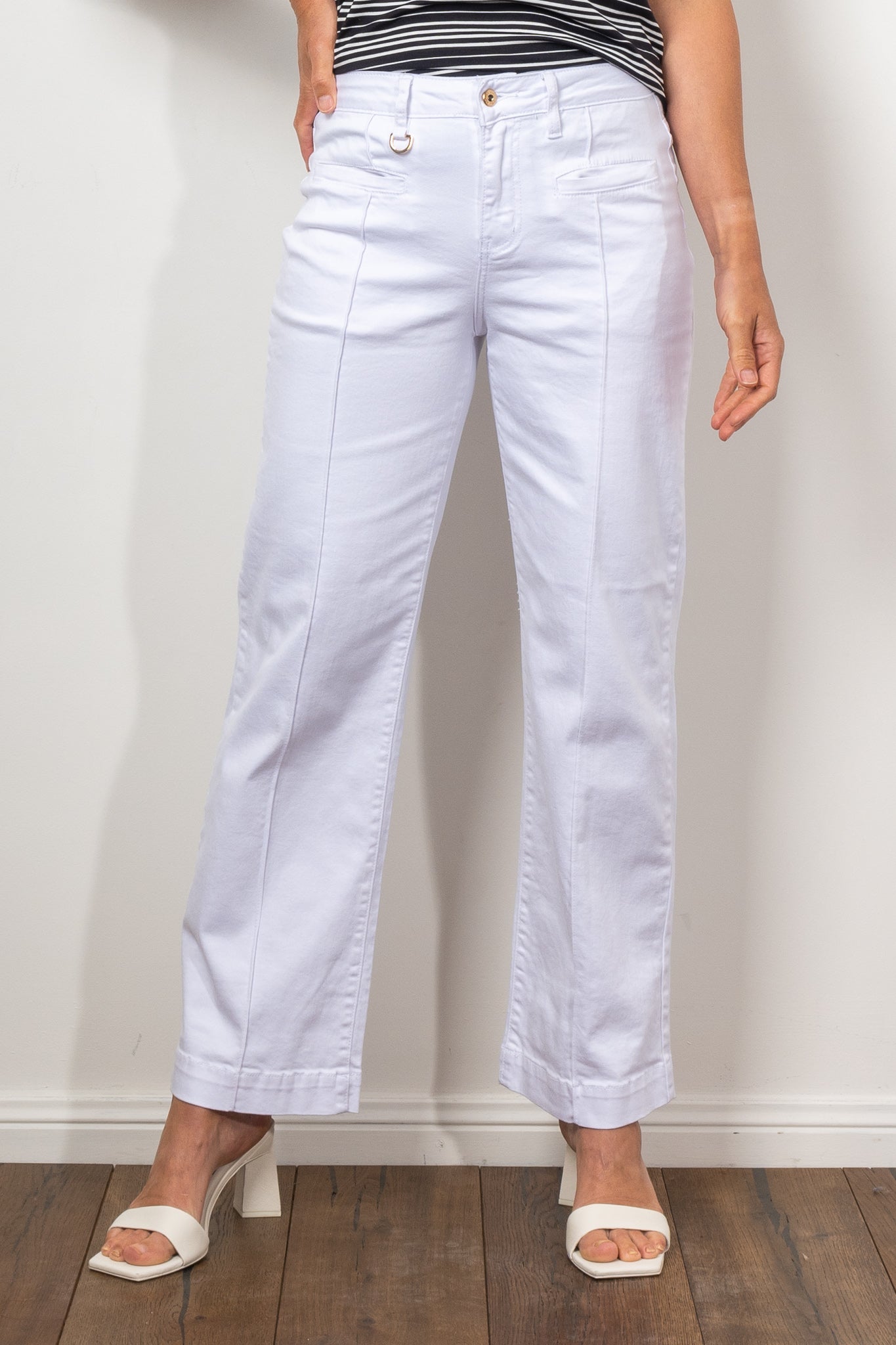 Kireina Brooke Jean Snow White - Women's High Waist Skinny Jeans for Casual & Party Wear | Perfect for Everyday Outfits, Date Nights & Office Looks