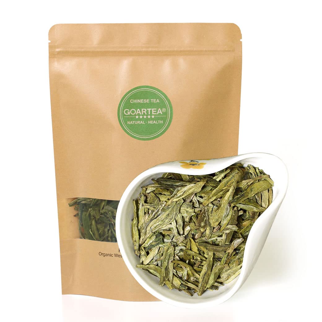 Premium Xihu Longjing Dragon Well Green Tea - 2Pcs 250g (17.6oz) Loose Leaf Chinese West Lake Long Jing Tea - Perfect for Relaxation, Meditation & Healthy Lifestyle
