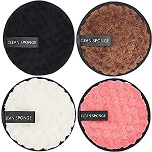 Premium Makeup Sponge Set - 7 Pcs Beauty Blender with Egg Case (4 Large + 3 Mini) & Eco-Friendly Reusable Makeup Remover Pads - Soft Cosmetic Sponges for Foundation, Concealer, and Face Cleansing - Perfect for Travel & Professional Makeup Application