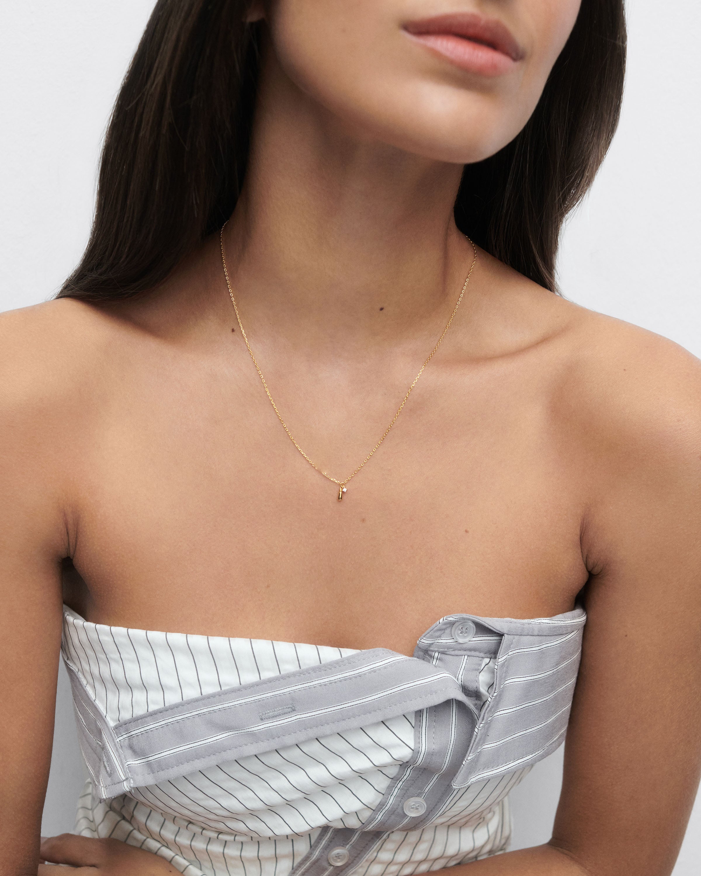 Kira Necklace for Women - Elegant Gold Plated Pendant with Cubic Zirconia - Perfect for Parties, Weddings & Everyday Wear