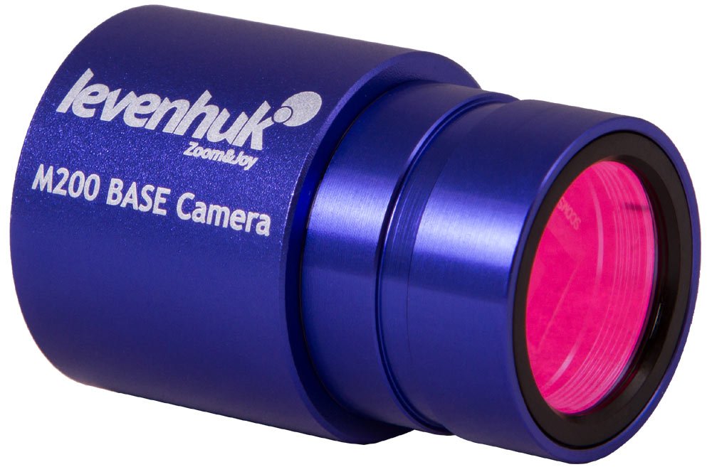 Levenhuk M200 BASE Digital Microscope Camera with Software - Compatible with Mac, Linux & Windows - Perfect for Lab Research, Education & Scientific Imaging