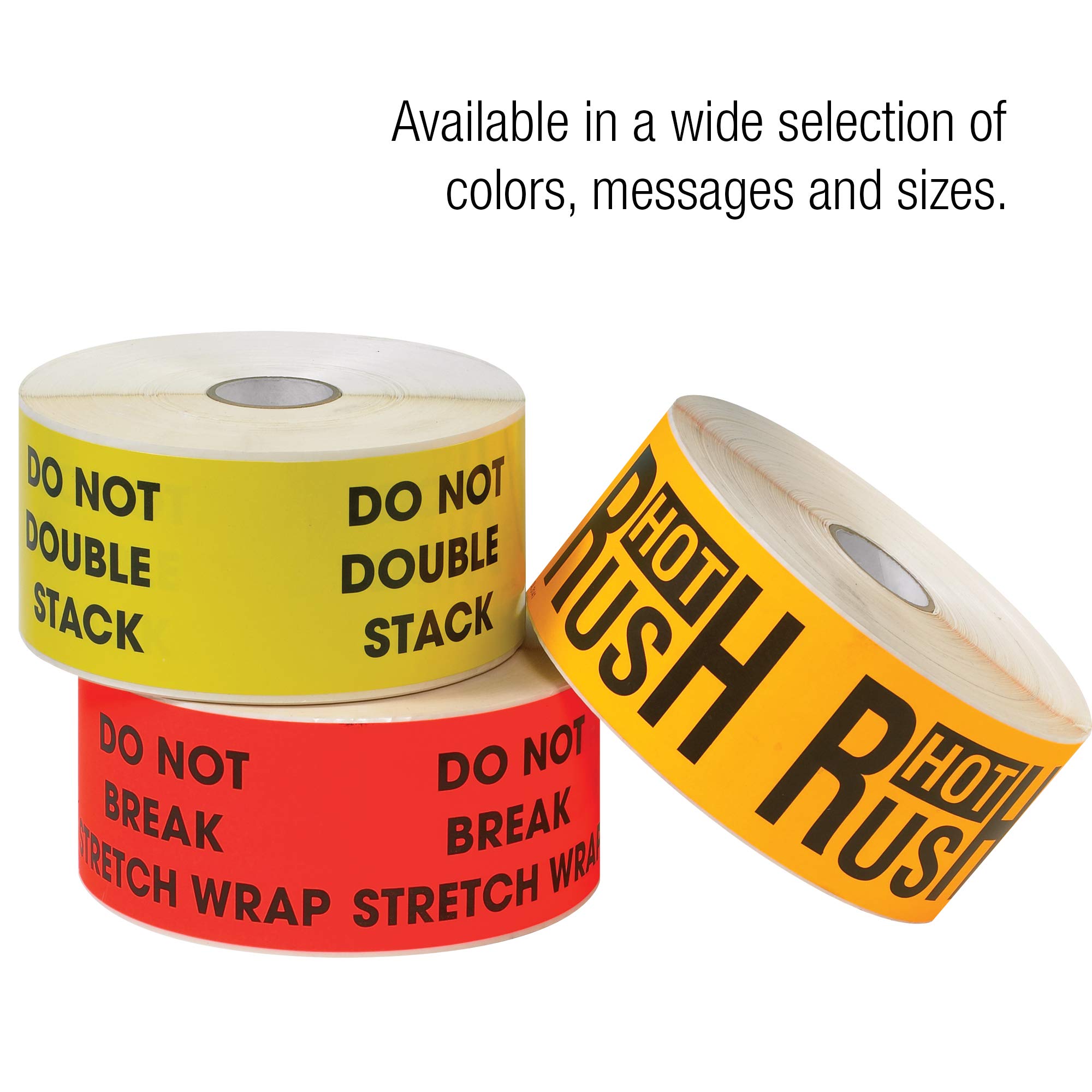 Tape Logic TLDL1330 Fluorescent Red Shipping Labels - 3