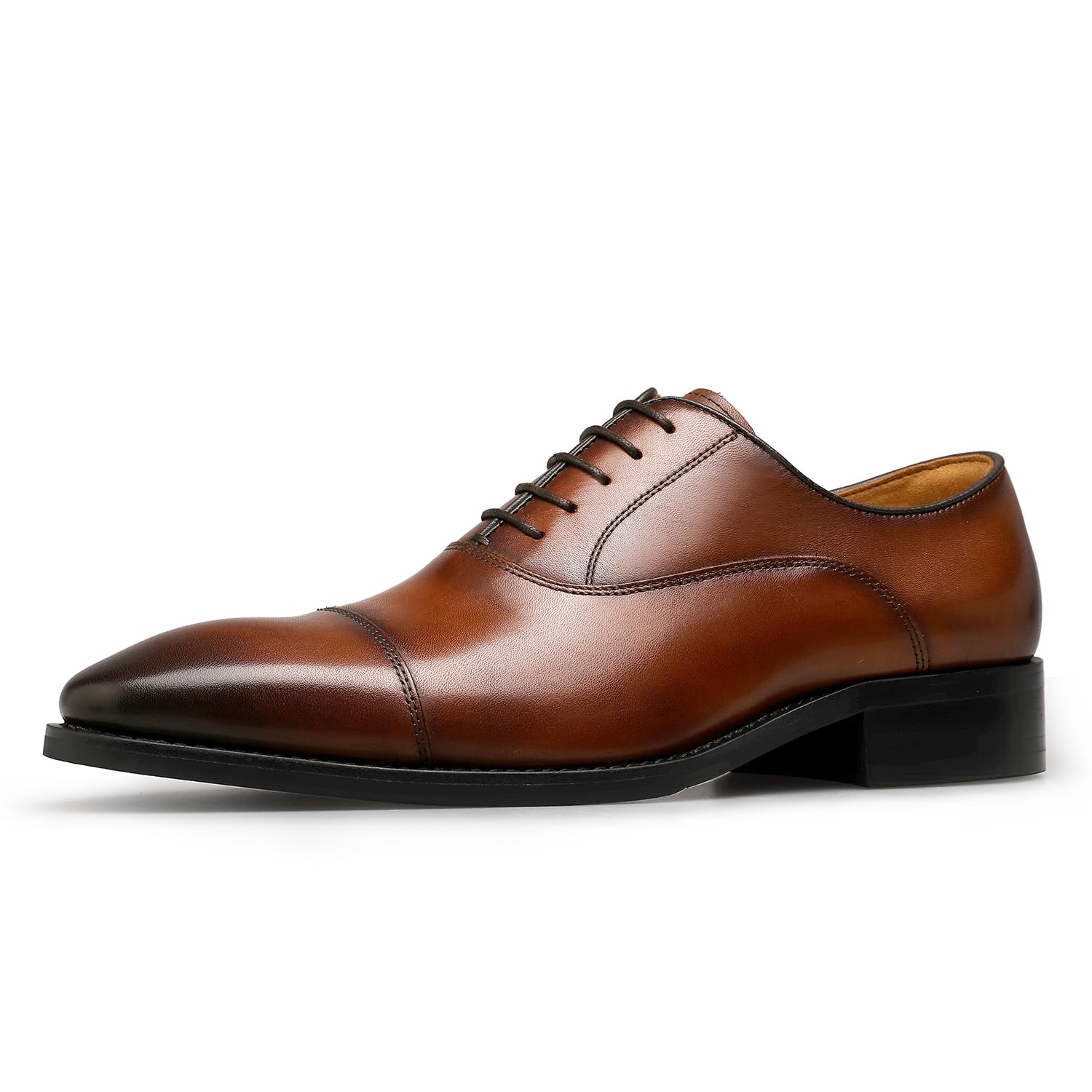Men's Oxford Dress Shoes - Classic Lace-Up Formal Leather Shoes for Business & Wedding | Comfortable & Stylish for Office, Parties & Special Occasions