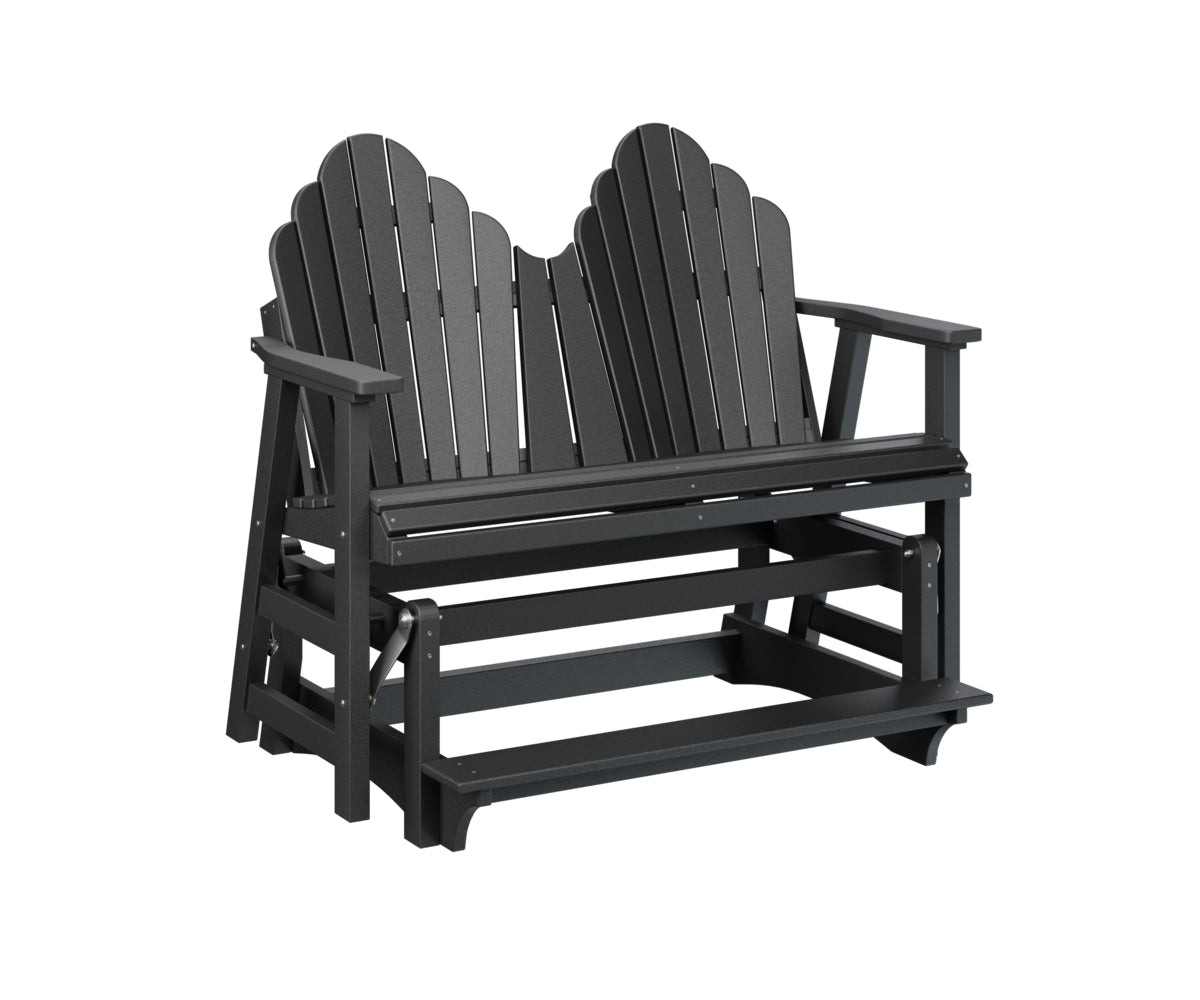 Berlin Gardens Cozi Back Double Counter Glider - Outdoor Patio Swing Bench with Canopy for Porch, Garden, and Backyard Relaxation