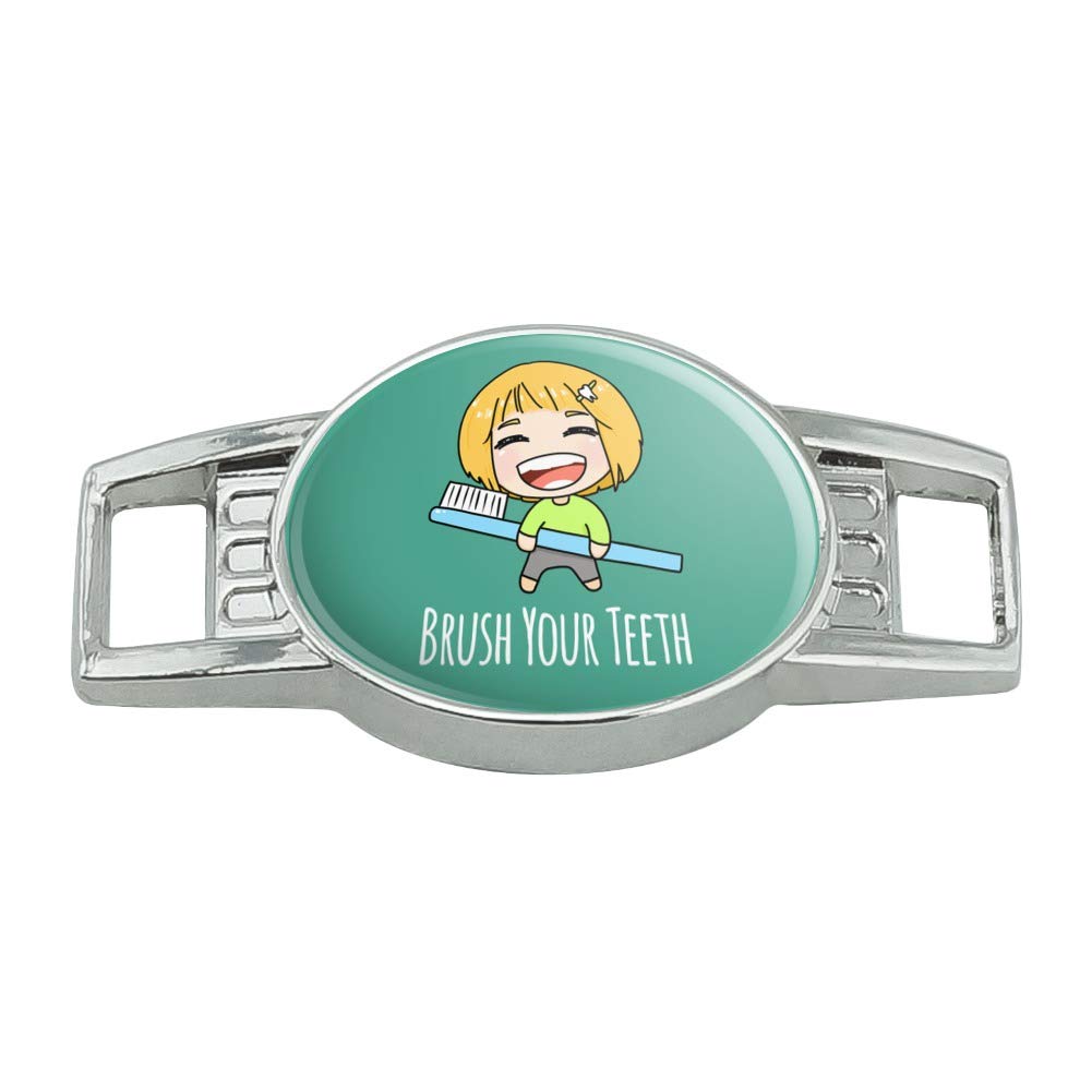 Kawaii Chibi Toothbrush & Shoe Lace Charms - Cute Gym Shoe Accessories for Runners & Sneaker Decorations | Perfect for Sports Enthusiasts & Fashion Lovers