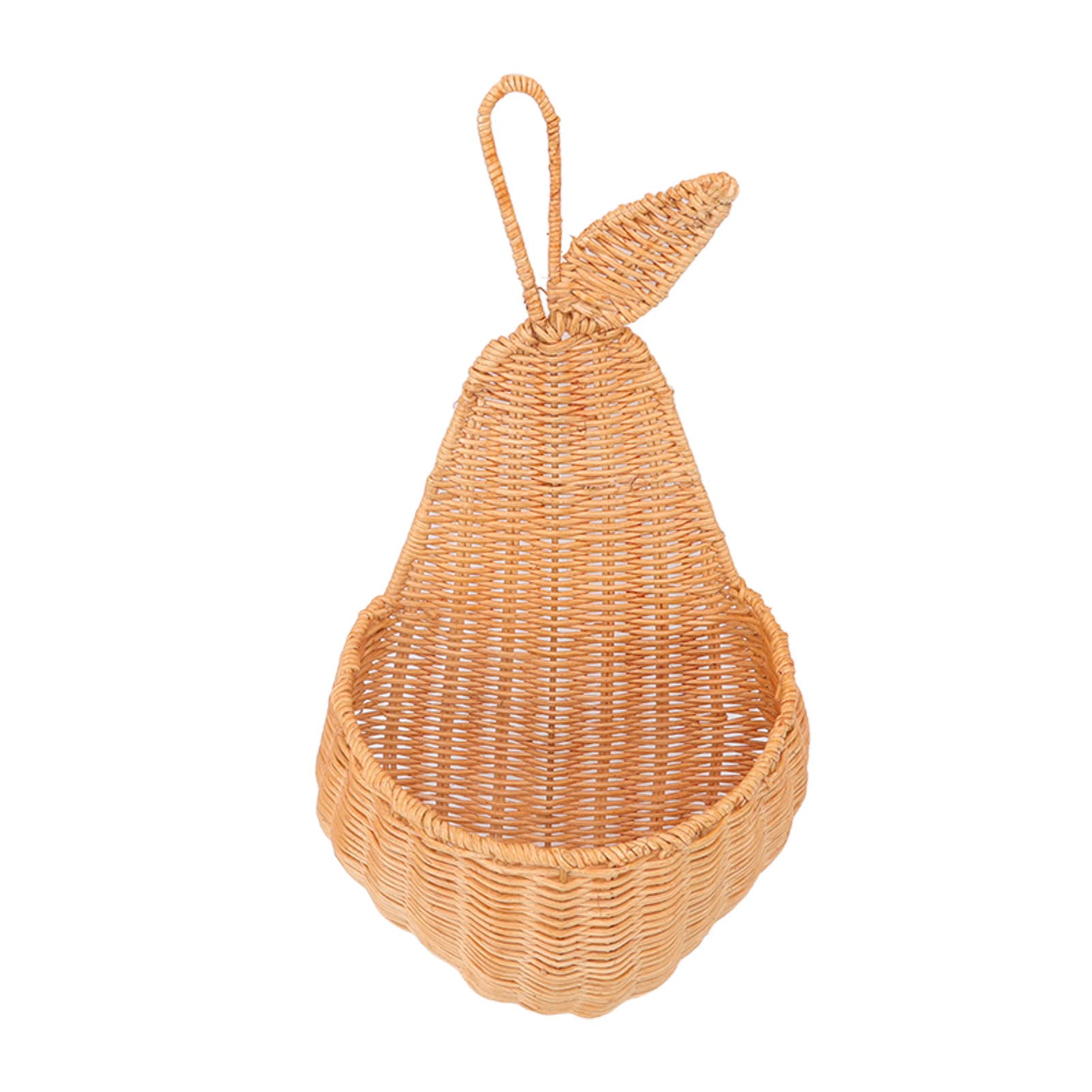 Rattan Wall Baskets - Handwoven Hanging Storage Organizer Shelf for Home Decor | Perfect for Living Room, Bathroom, Kitchen & Bedroom Organization | Wall Mounted Decorative Storage Solution for Towels, Plants & Essentials