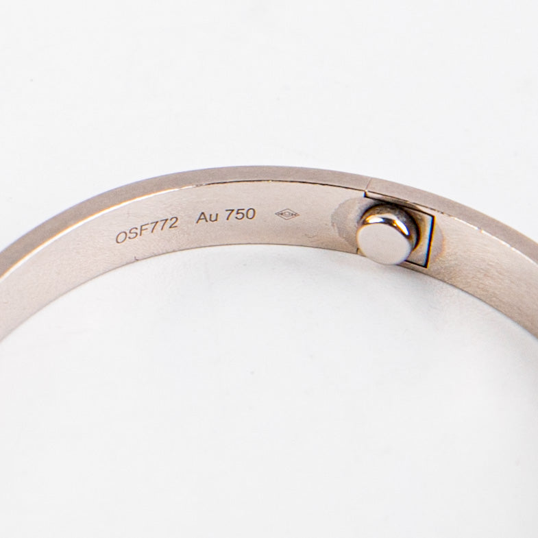 Cartier Love Bracelet 17 White Gold - Luxury Jewelry for Women, Perfect for Weddings, Anniversaries & Special Occasions