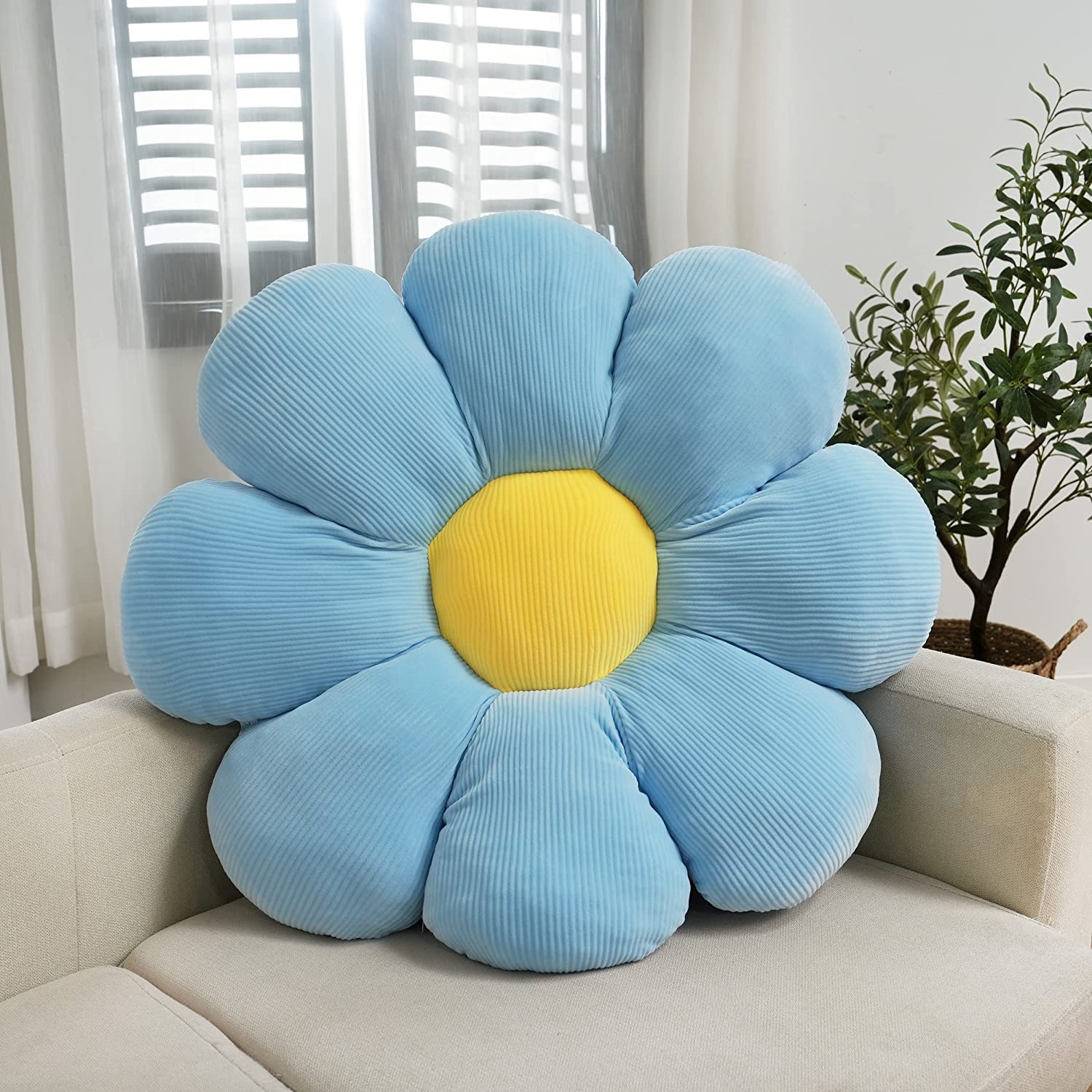 **Soft Floral Floor Pillow - Cute & Comfortable 14