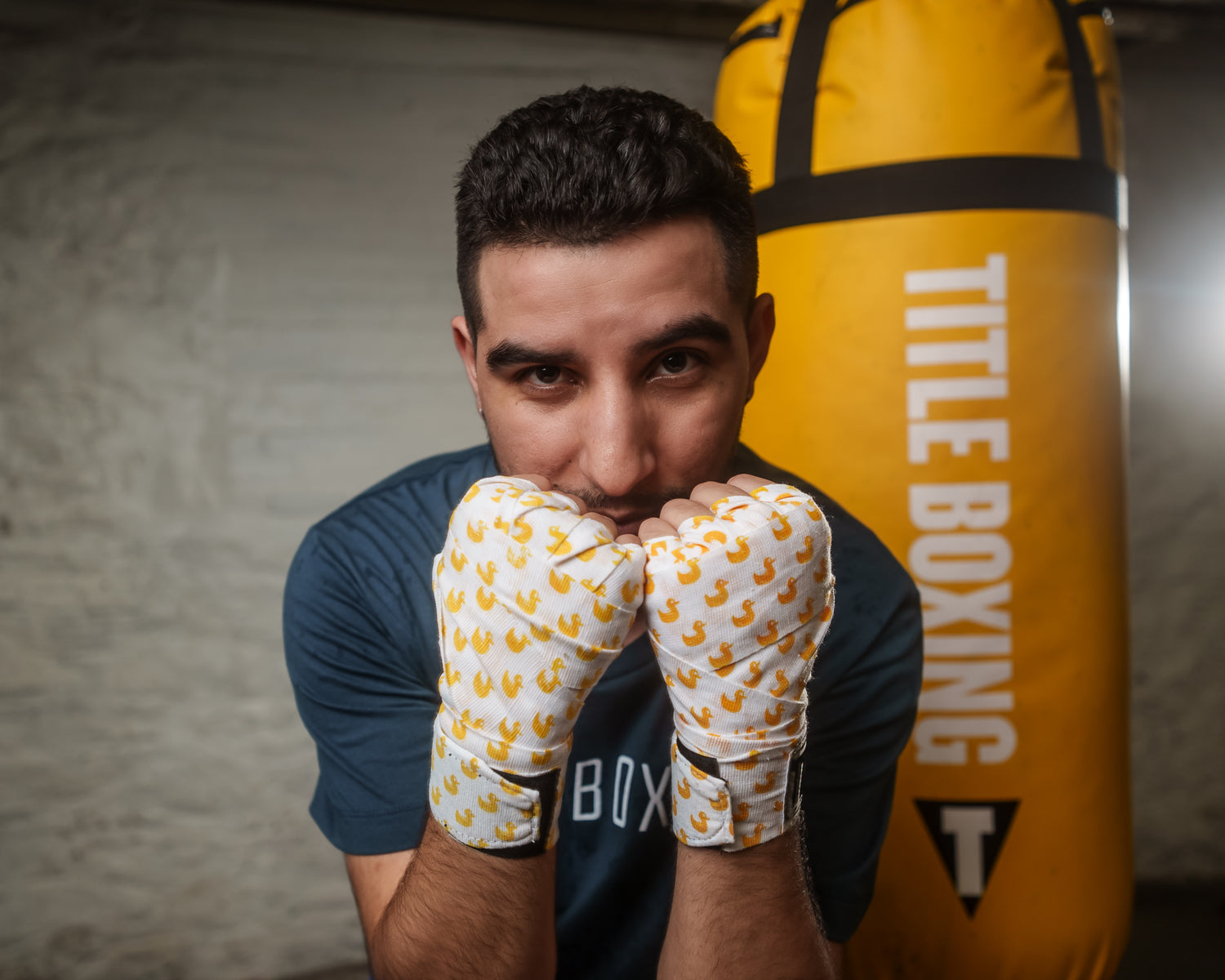 TITLE Boxing Print Hand Wraps 180