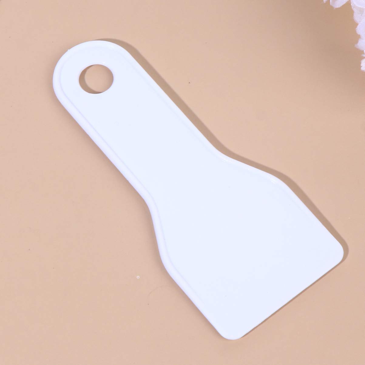 Defroster Ice Shovel - Refrigerator & Freezer Ice Scraper Tool - Handheld Deicing Flat Shovel for Kitchen - White - Perfect for Removing Ice from Freezers, Fridges and Coolers
