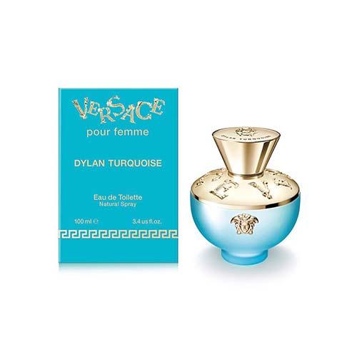 Versace Dylan Turquoise 100ml Eau de Toilette for Women | Floral Fruity Fragrance | Perfect for Daytime Wear & Summer Occasions