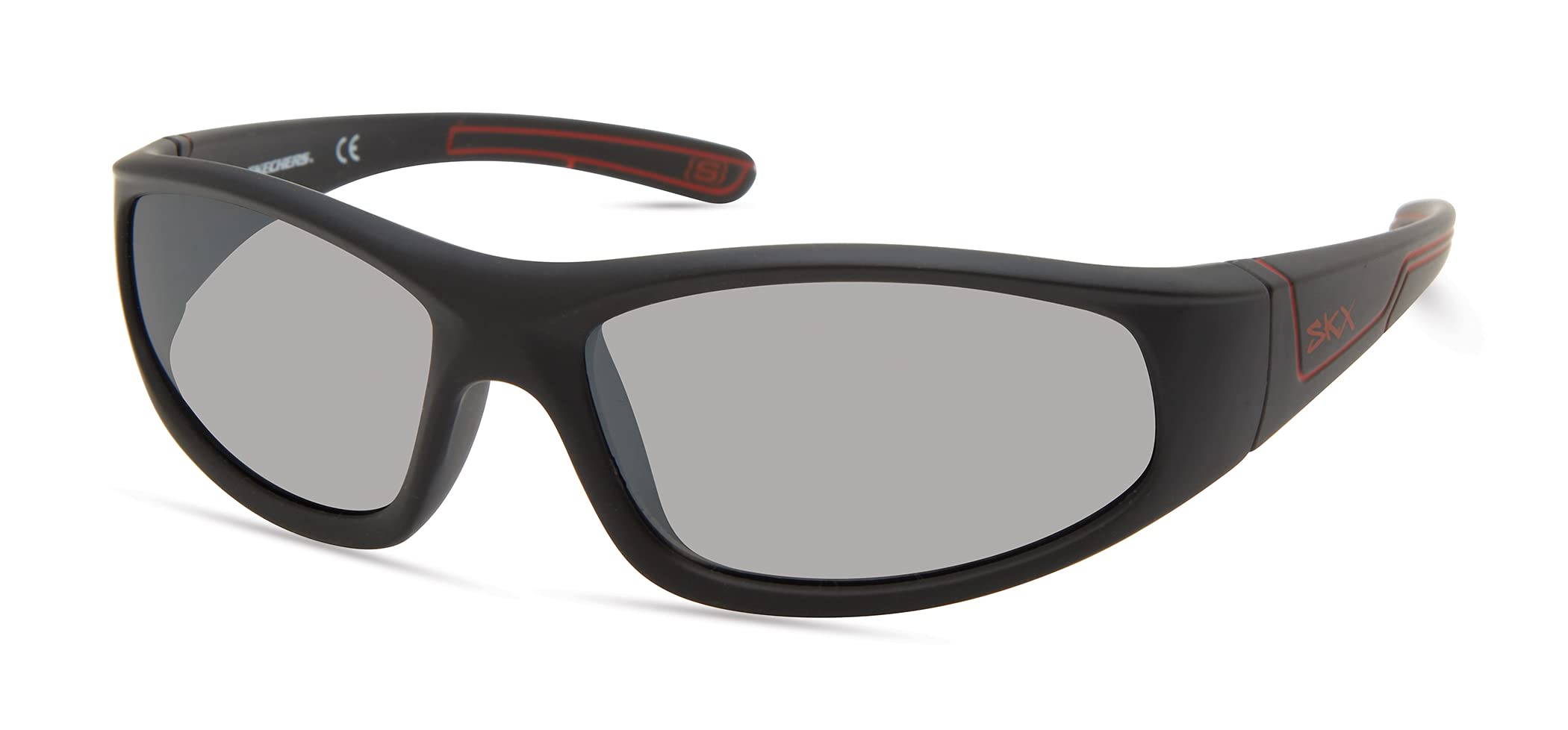 Skechers Boys' SEA9082 Rectangular Sunglasses for Kids - UV Protection, Durable & Stylish - Perfect for Outdoor Play, Beach & Sports Activities