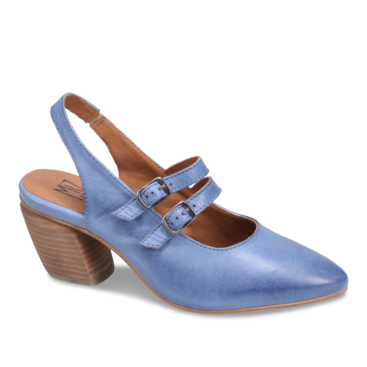 Amari Slingback Mary Jane Shoes - Comfortable Women's Low Heel Pumps for Work, Office & Formal Occasions