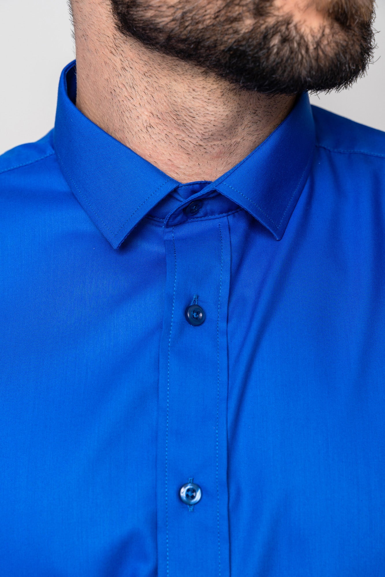 CARTER Royal Long Sleeve Shirt for Men - Premium Cotton Dress Shirt with Button Down Collar - Formal & Business Attire - Perfect for Office, Weddings and Special Occasions