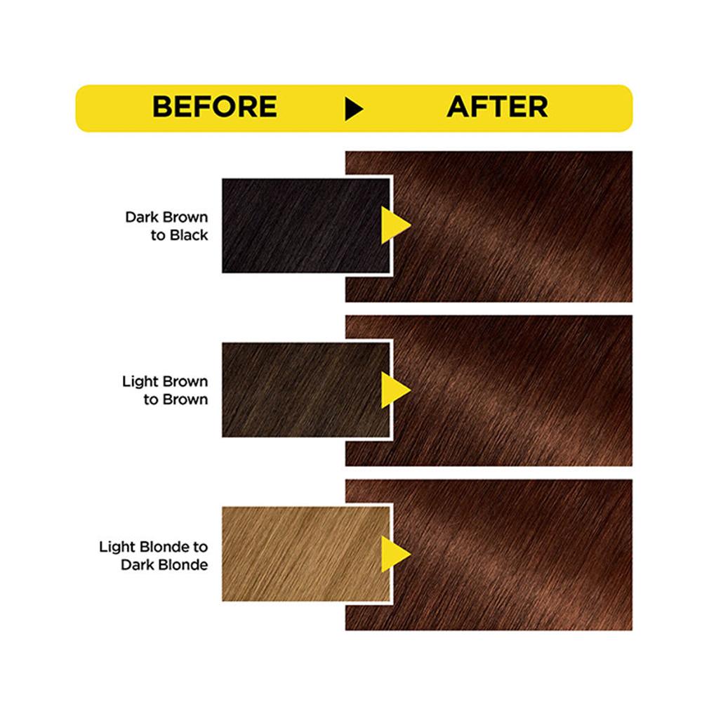 Garnier Olia 5.35 Chocolate Brown Permanent Hair Color - Ammonia-Free Hair Dye for Natural-Looking Coverage at Home | Perfect for Brunettes & Dark Hair Touch-Ups