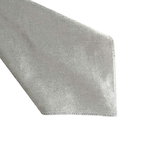 Premium Silver Velvet Napkins 20x20 Inch - 100 Pcs Set for Wedding, Party, Dinner & Home Decor - Luxury Table Linens for Catering, Events & Special Occasions